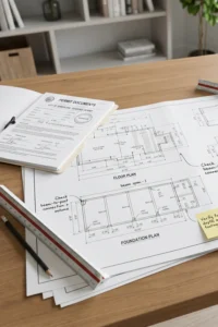 Deck permit plans and drawings prepared for local building approval