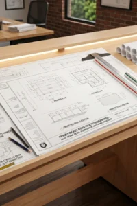 Permit-ready deck plans and framing drawings prepared before requesting contractor estimates